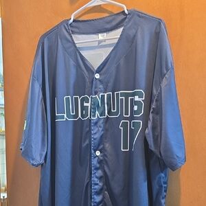 Blue Lugnuts Button-Up Jersey